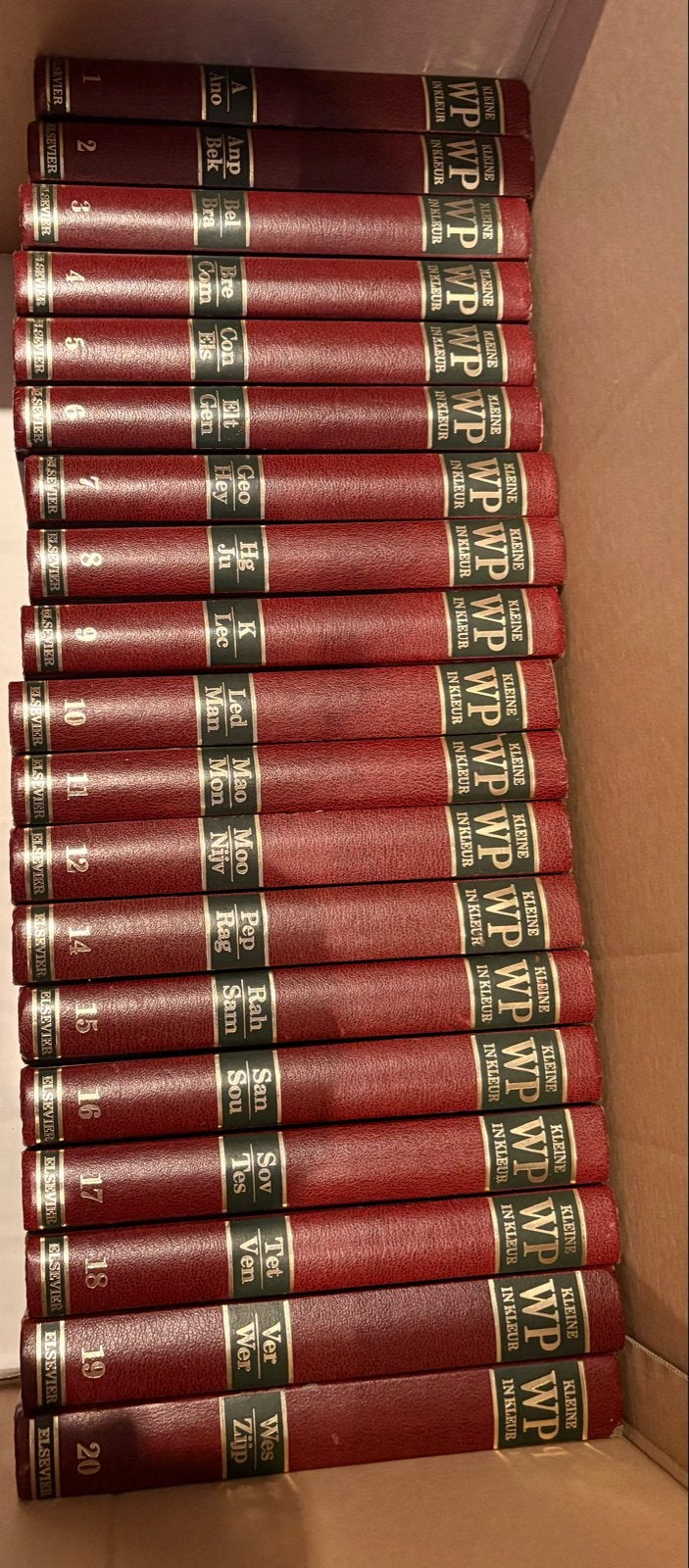 Kleine Winkler Prins Encyclopedie - Complete Serie (20 delen, Boeken, Encyclopedieën, Ophalen, Zo goed als nieuw, Algemeen, Complete serie