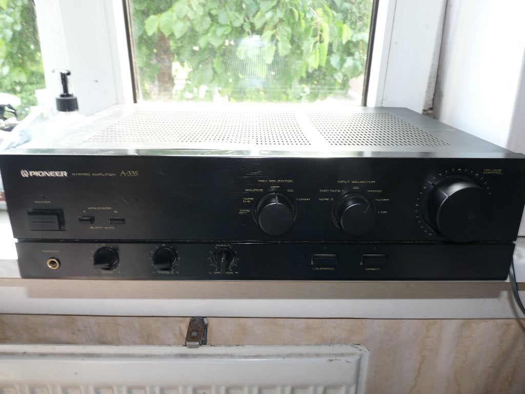 Pioneer A-335 vintage versterker, Audio, Tv en Foto, Versterkers en Receivers, Ophalen, Gebruikt, 60 tot 120 watt, Pioneer