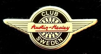 Austin Healey Club Sweden pin, Verzenden, Nieuw, Transport, Speldje of Pin