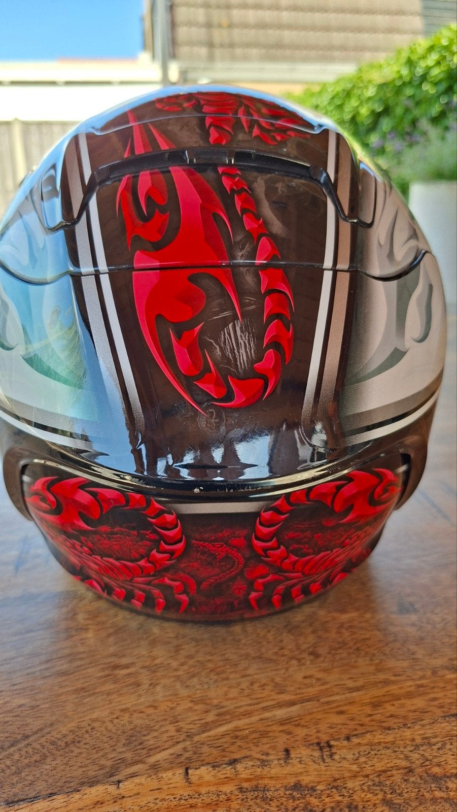 shoei helm replica mika kallio maat s, Ophalen, Tweedehands, Integraalhelm, Shoei