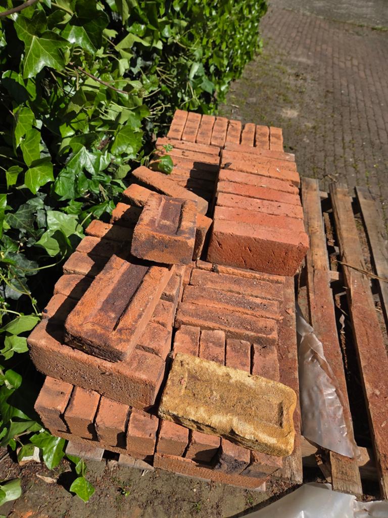 Nieuwe en gebruikte bakstenen, Doe-het-zelf en Verbouw, Metselstenen, Ophalen, Gebruikt, Bakstenen