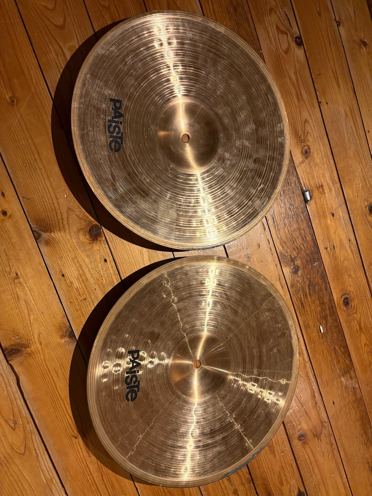Paiste 802 Hi-Hat Cymbals (14 inch), Muziek en Instrumenten, Ophalen, Gebruikt, Overige merken