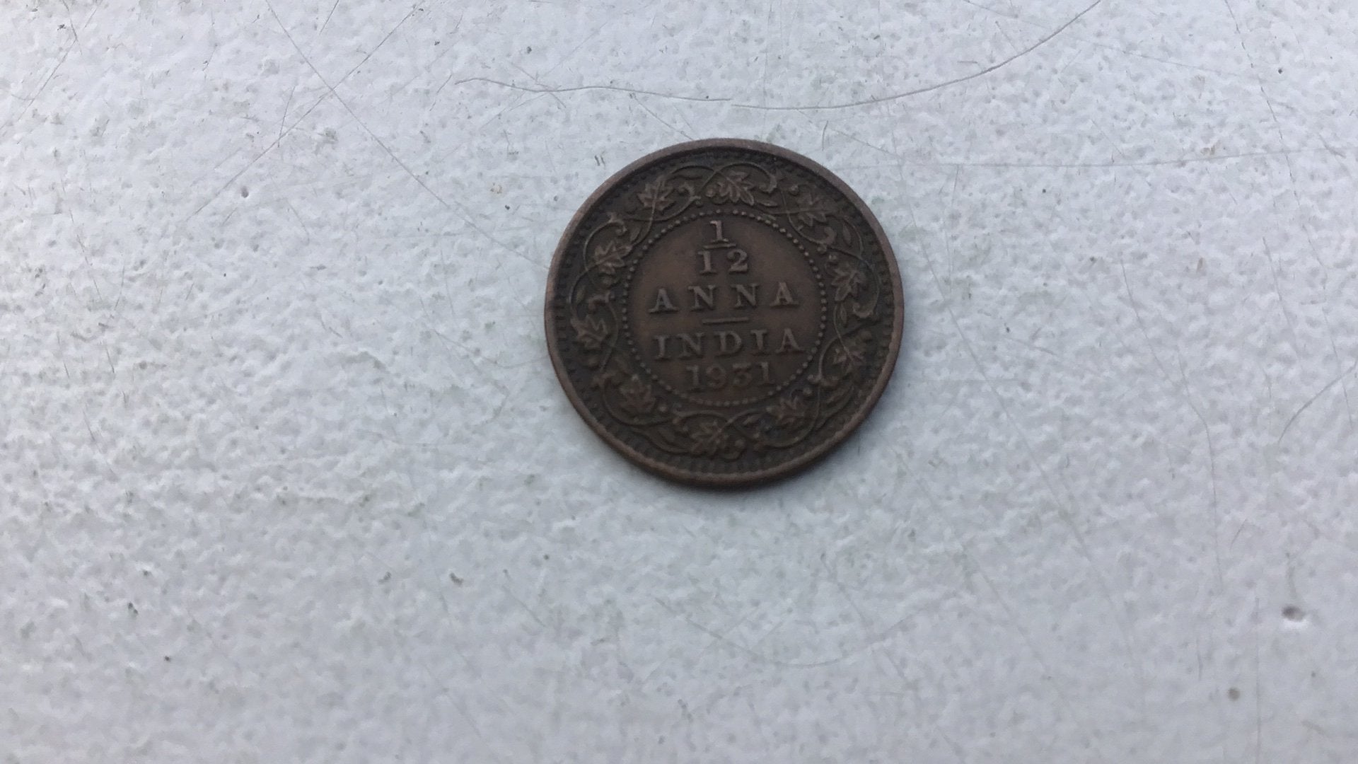 Brits India 1/12 anna 1931., Ophalen of Verzenden