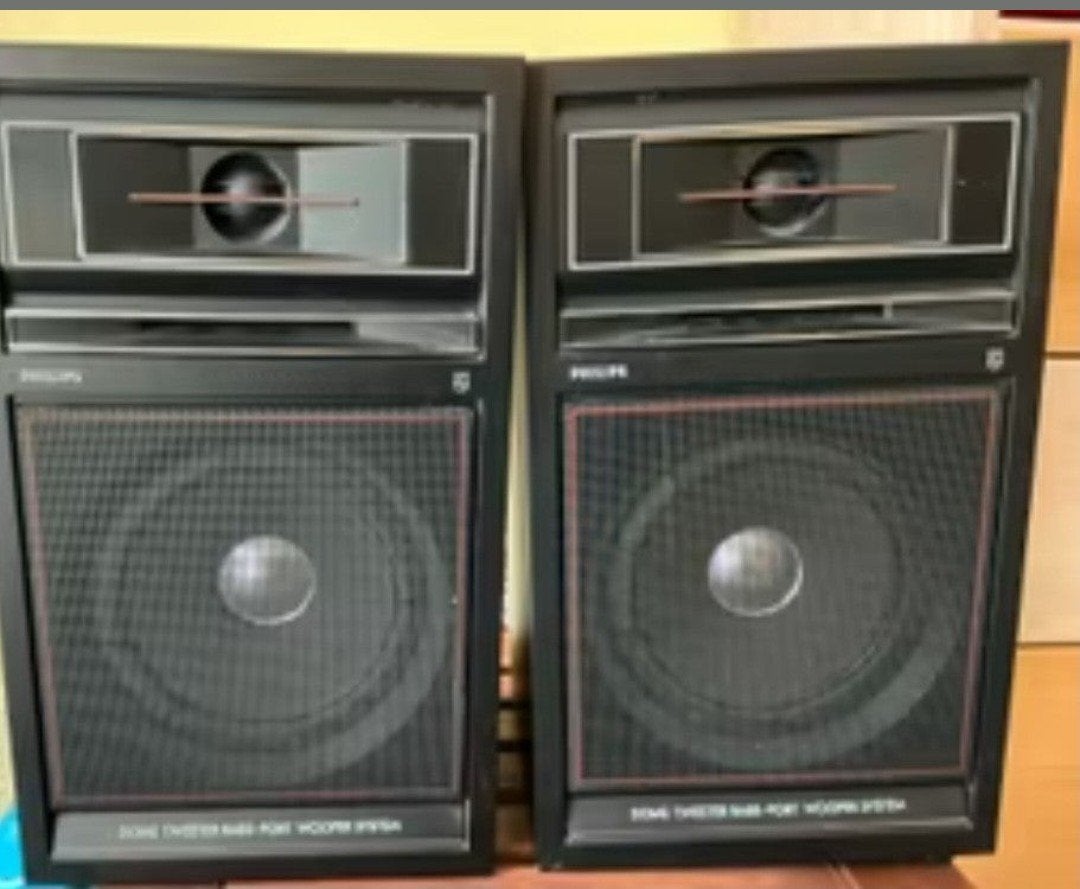 Gezocht! Philips FB365 luidsprekers., Ophalen of Verzenden, Minder dan 60 watt, Front, Rear of Stereo speakers, Philips
