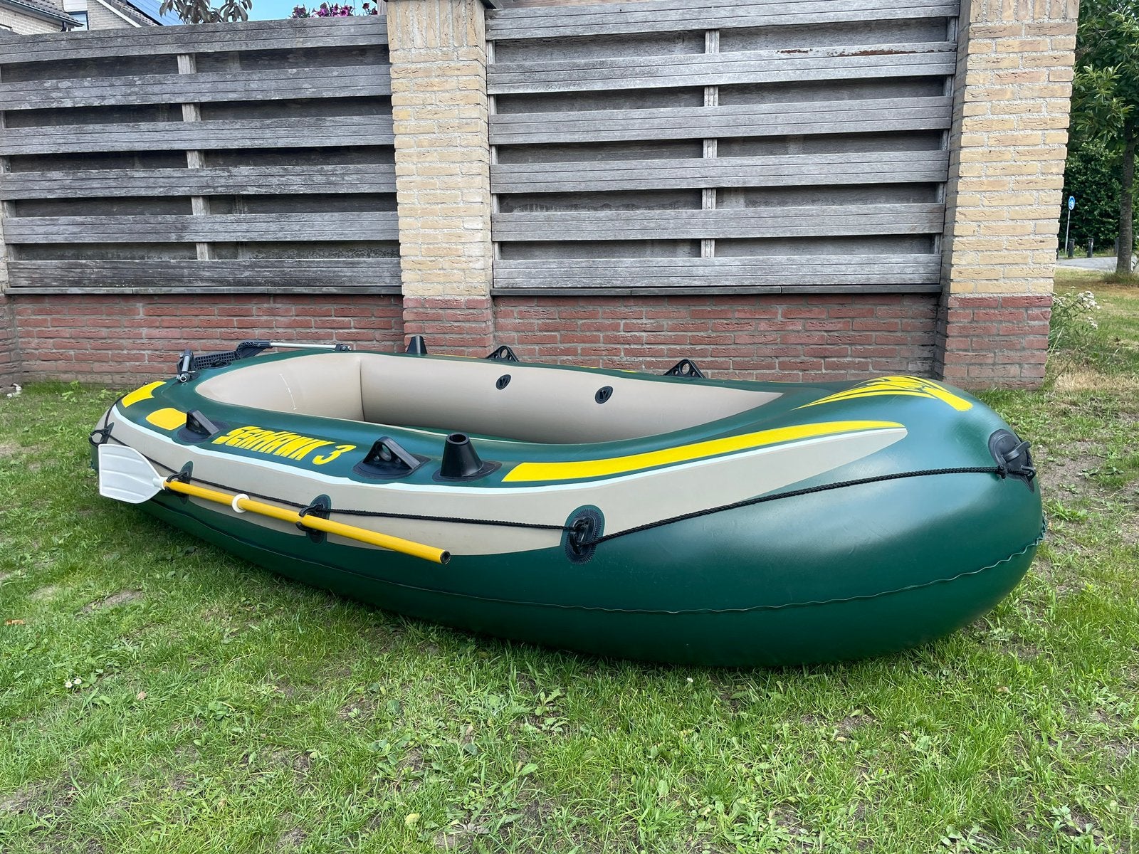 Intex Seahawk 3 met electro motor minn kota etc., Ophalen, Zo goed als nieuw, Overige typen
