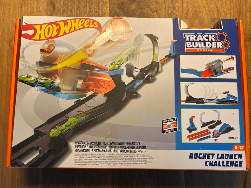 Hot Wheels Rocket Launch Challenge Baanset, Ophalen, Zo goed als nieuw