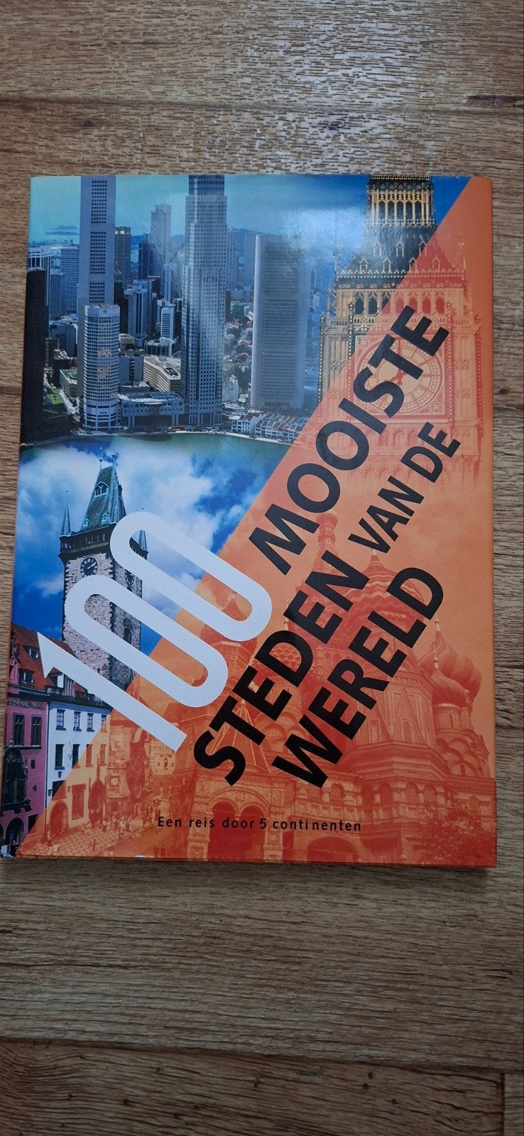 100 Mooiste Steden van de Wereld - Reisboek, Ophalen of Verzenden, Zo goed als nieuw, Rebo Productions, Reisgids of -boek