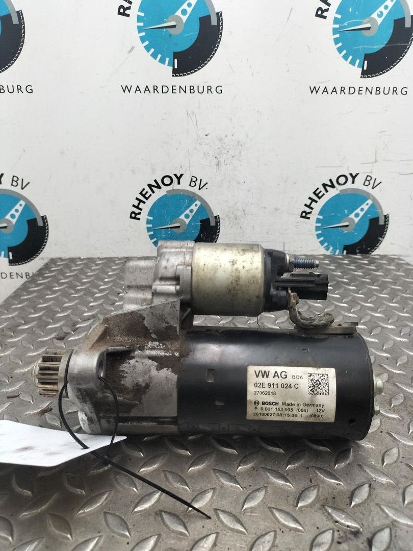 VOLKSWAGEN CADDY SA 2.0 TDI L1H1 BMT Hi.  STARTMOTOR 02E9110, Ophalen of Verzenden, Gebruikt, ARN erkend