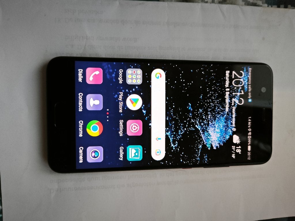 Huawei P 10, Ophalen of Verzenden, Gebruikt, Zwart, Touchscreen