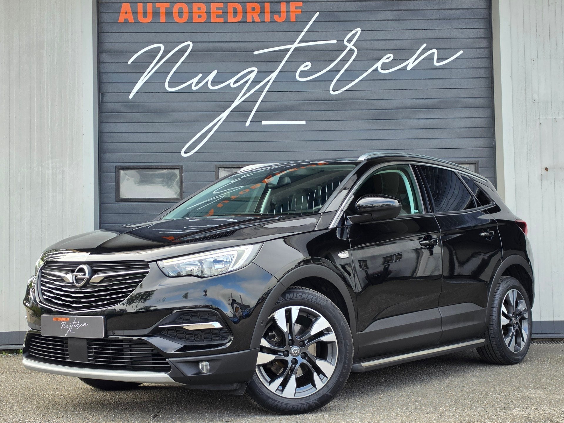 Opel Grandland X 1.2 Turbo Innovation |Winterpakket|Leder|Au, Auto's, Opel, Dealer onderhouden, Gebruikt, 1199 cc, Zwart