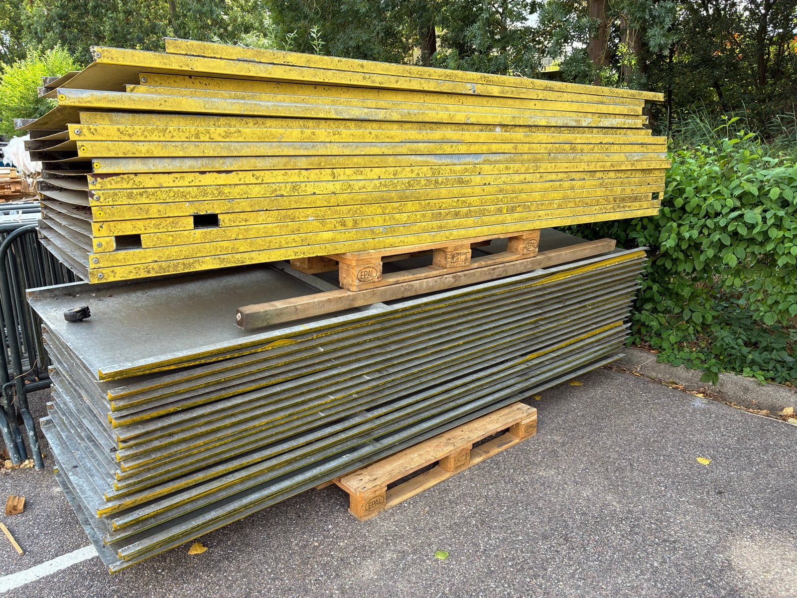 36 Gegalvaniseerde Wand- of Gevelplaten 320x290 cm, Ophalen, Gebruikt, Overige materialen