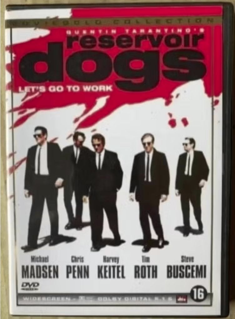 DVD Reservoir Dogs; Quentin Tarantino; Movie gold collection, Vanaf 16 jaar, Ophalen of Verzenden, Zo goed als nieuw