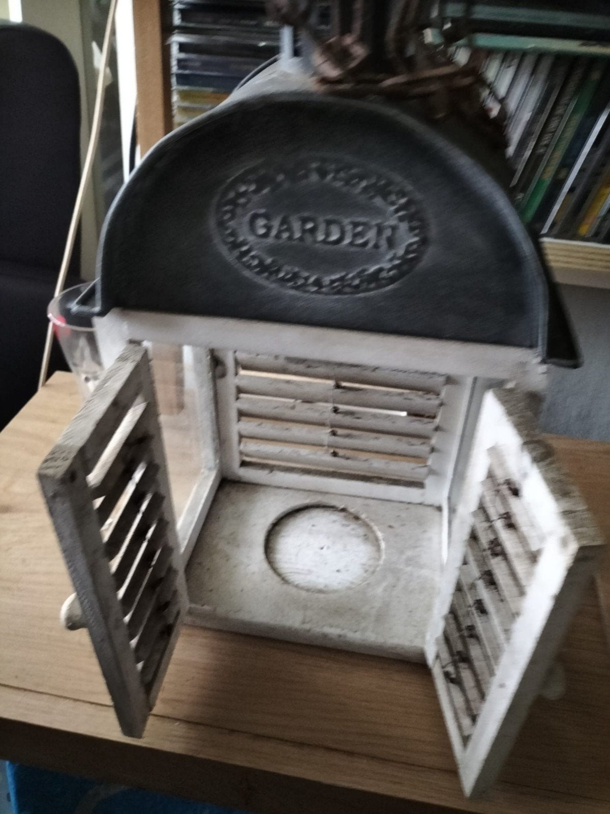 Decoratieve tuinlantaarn 'Garden' met luikjes, Ophalen of Verzenden