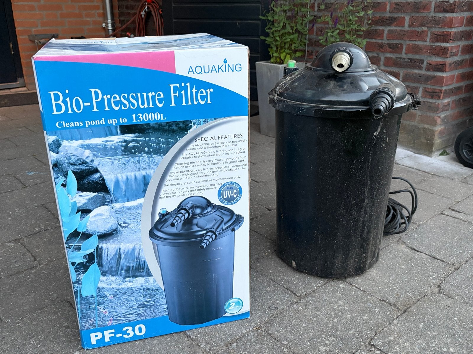 Aquaking PF-30 Bio-Drukfilter  13000L, Ophalen, Gebruikt