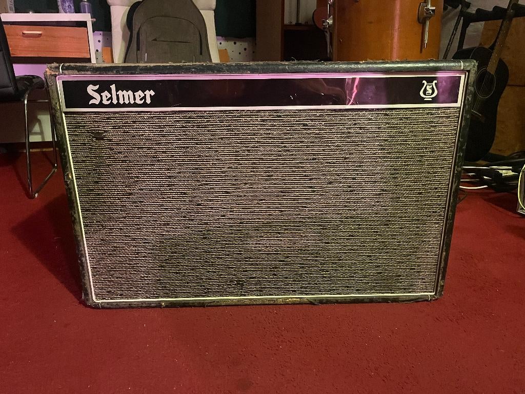 Selmer Treble 'n Bass 2x12 cabinet, Audio, Tv en Foto, Gebruikt, Overige typen, Minder dan 60 watt, Ophalen