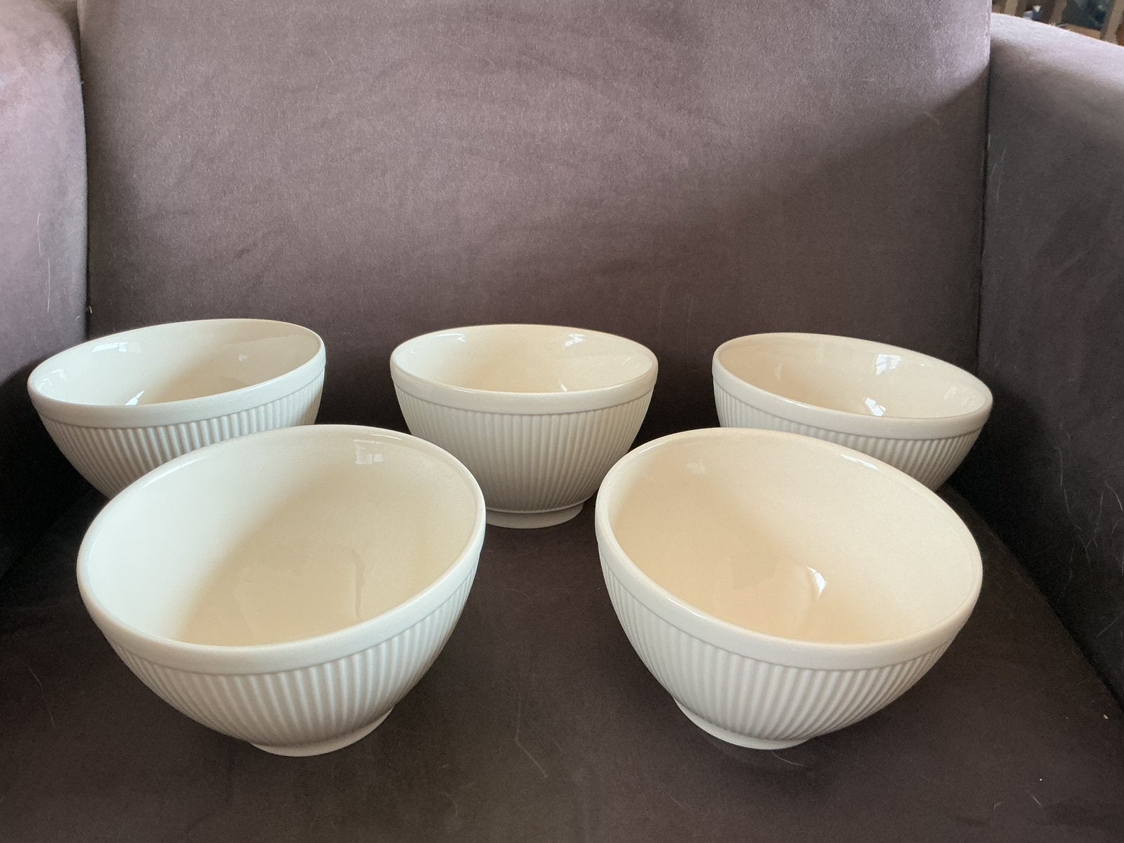 4 grote kommen Wedgwood Windsor, Ophalen, Zo goed als nieuw, Kom(men), Wedgwood