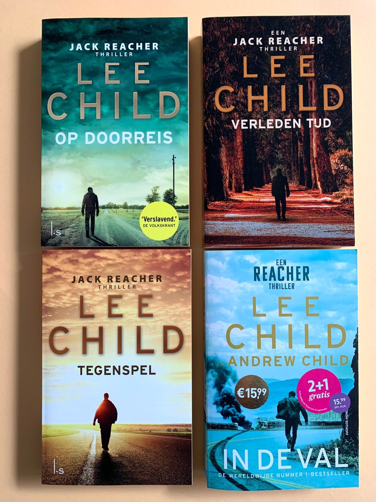Thrillers van Lee Child, Boeken, Thrillers, Ophalen of Verzenden, Nieuw