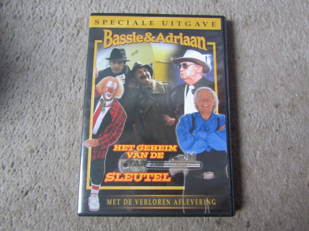 DVD: Bassie en Adriaan - Het geheim van de sleutel, Gebruikt, Alle leeftijden, Overige genres, Overige typen