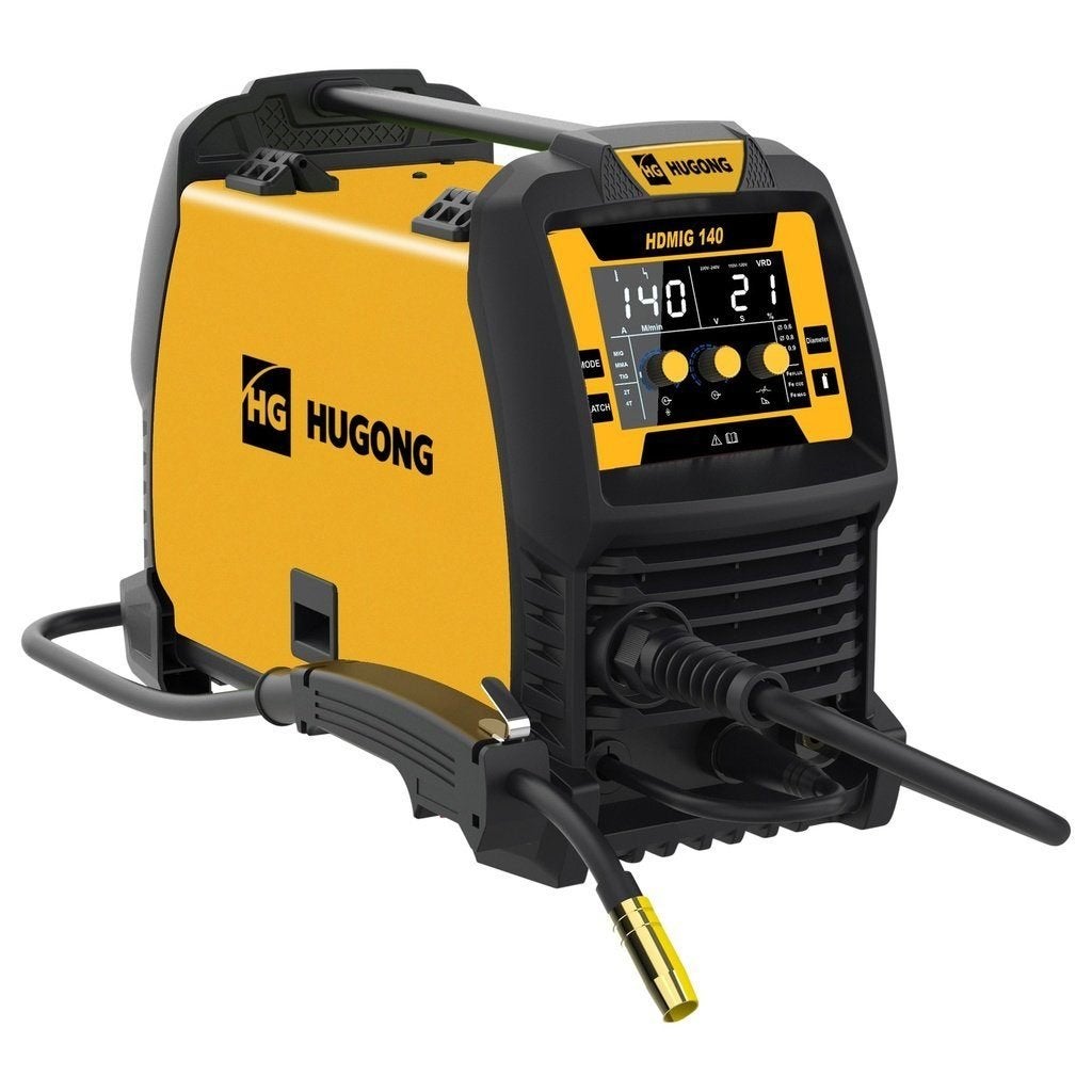 Hugong HDMIG140 3 in 1 MIG Lasapparaat 140A 230v, Ophalen of Verzenden, Nieuw, 150 tot 250 ampère, Co2