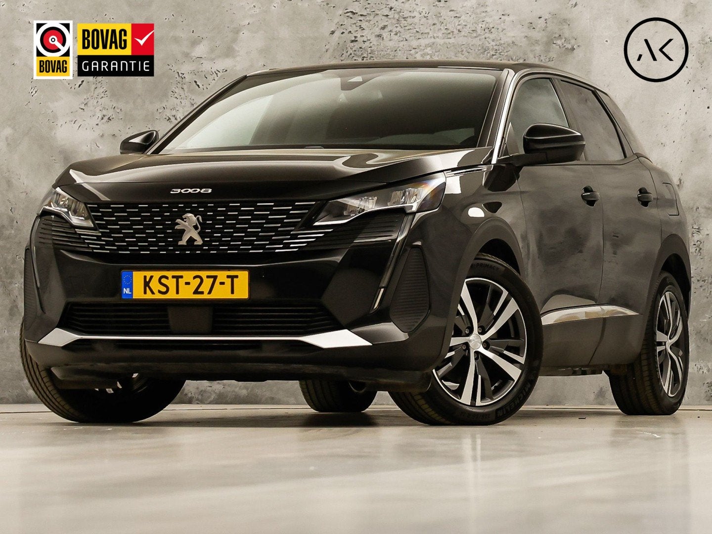 Peugeot 3008 1.6 HYbrid 225 Allure Sport 225Pk Automaat (APP, 12 maanden, Leder en Stof, Zwart, Plug-in hybride