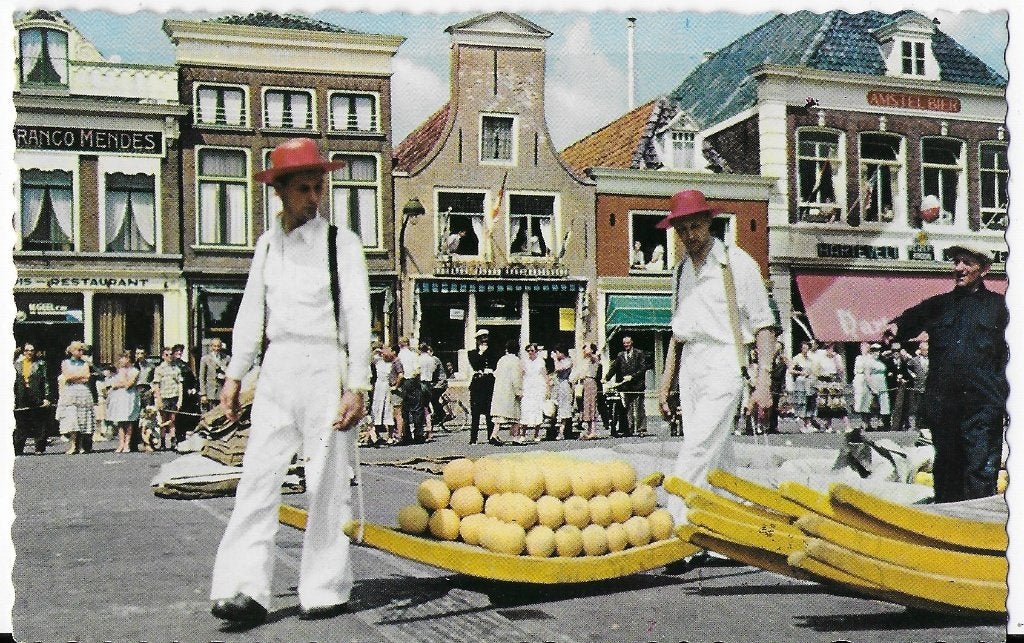 Sus516 oude gelopen ansichtkaart alkmaar holland, Ophalen of Verzenden, 1960 tot 1980, Gelopen, Noord-Holland