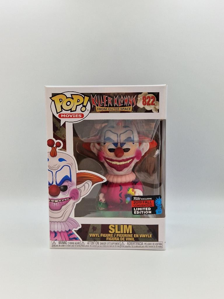 Killer Klowns Slim #822 NYCC 2019 Fall Convention Funko POP!, Funko, LLC 2802 Wetmore Ave Everett, WA 98201 United States, Nieuw