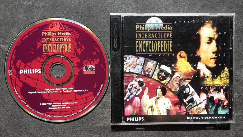 CDI - Philips Media Interactieve Encyclopedie - CD-I Interac, Overige genres, 1 speler, Ophalen of Verzenden, Zo goed als nieuw