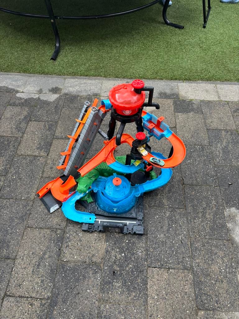 Hot wheel carwash, Ophalen of Verzenden, Zo goed als nieuw, Handmatig, Hot Wheels