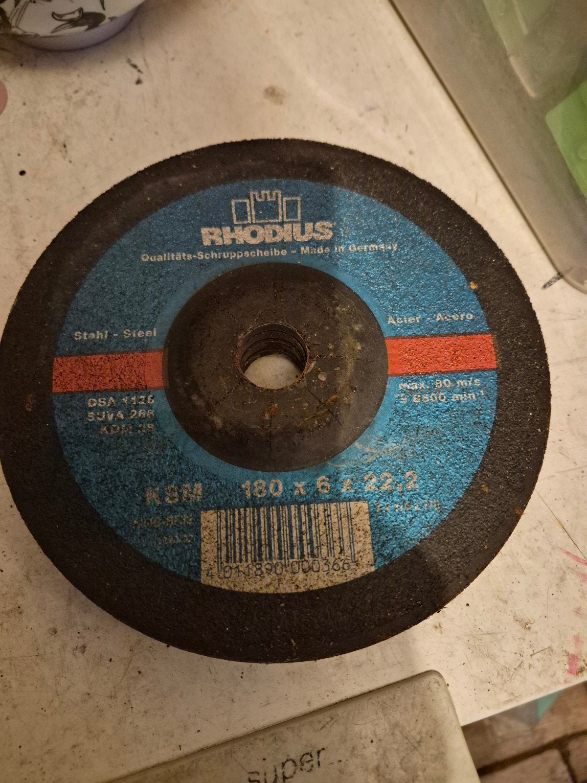 Rhodius Slijpschijven(4 stuks), Ophalen of Verzenden, Gebruikt, Overige typen