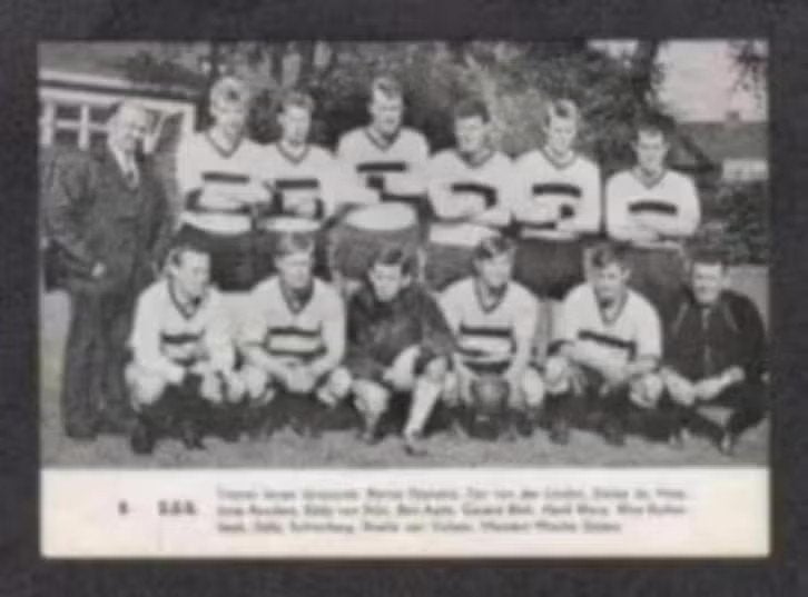 DOS Utrecht Voetbal Jovanovic Henk Wery Achterberg 1964., Ophalen of Verzenden, Zo goed als nieuw