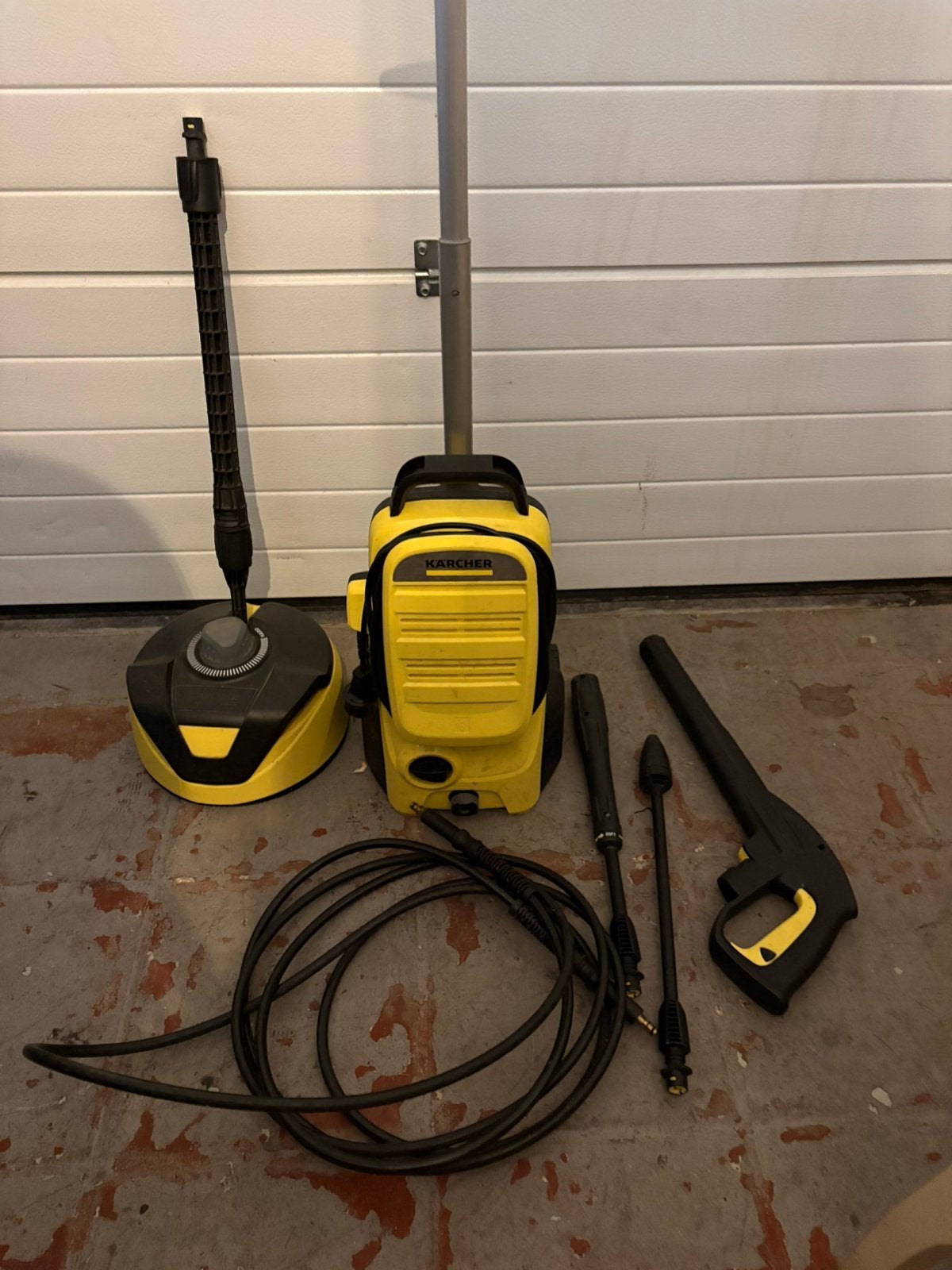 Karcher k4 compact incl terrasreiniger, Ophalen, Zo goed als nieuw, Elektrisch