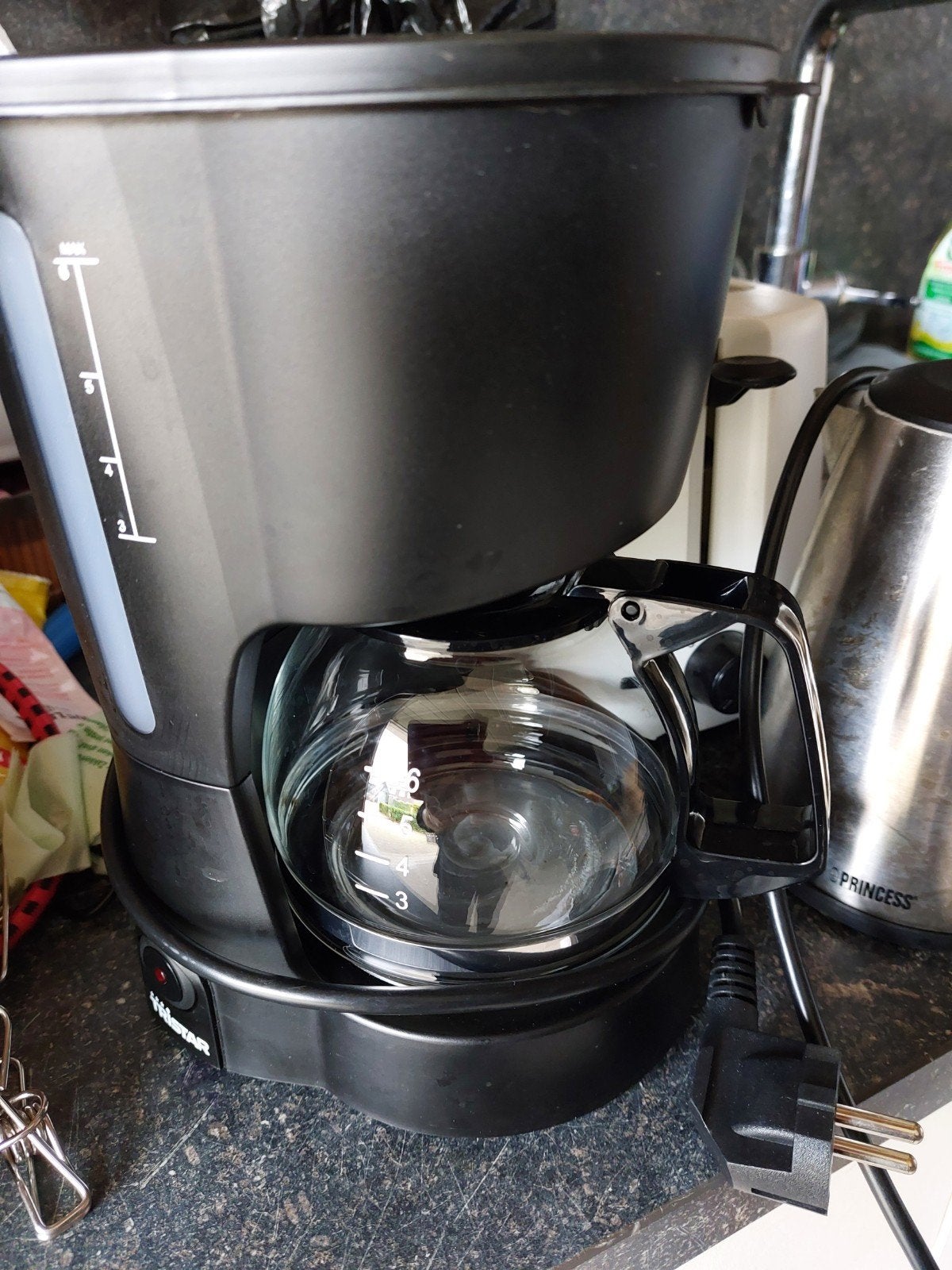 Princess Koffiezetapparaat - Ideaal voor Camping, Ophalen of Verzenden, Zo goed als nieuw, Koffiemachine