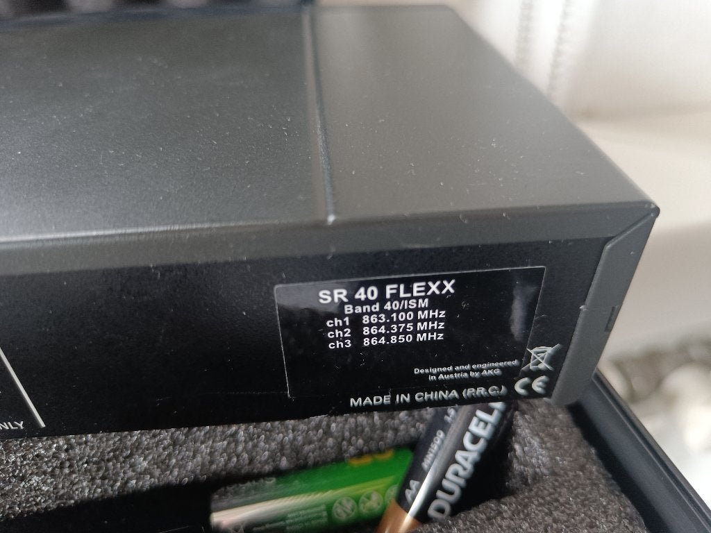 AKG SR40 Flex Pro draadloze set met PT40 beltpack en koffer, Muziek en Instrumenten, Microfoons, Ophalen of Verzenden, Gebruikt