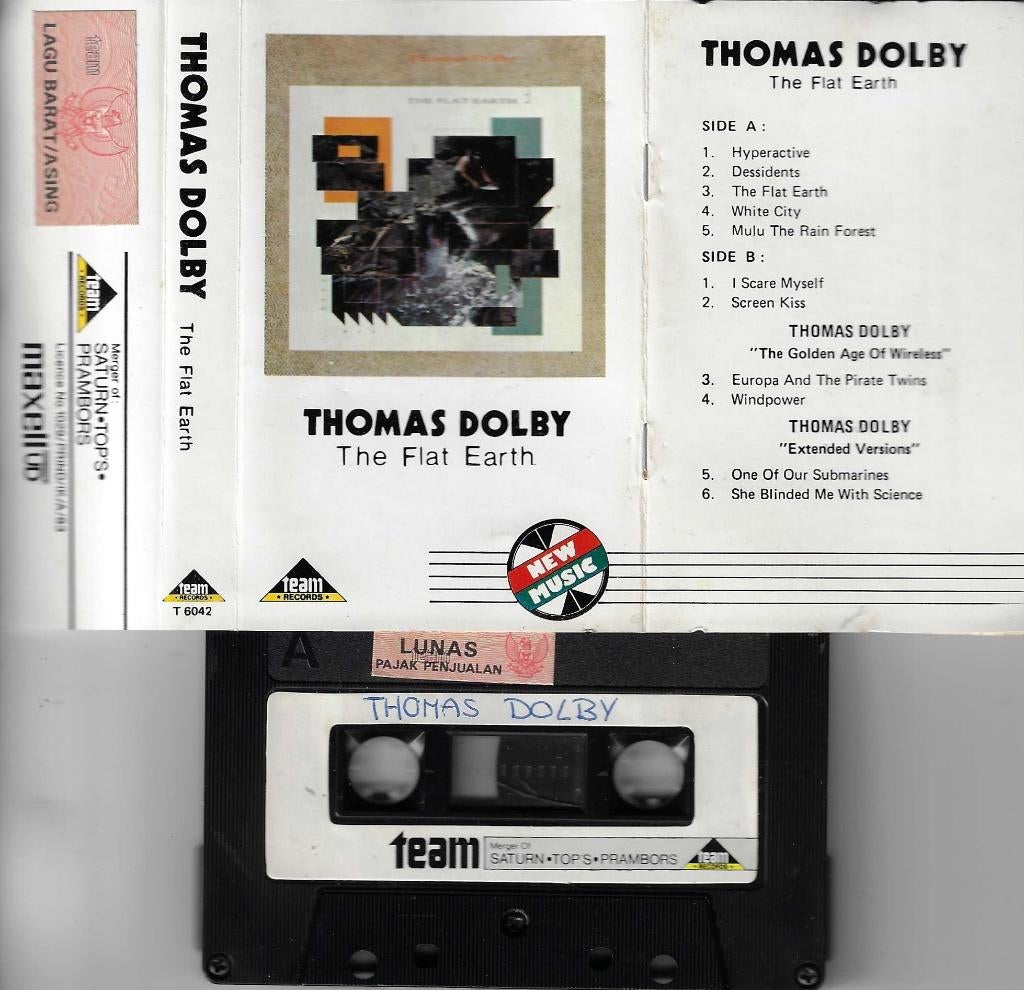 MC Thomas Dolby - Flat Earth (Indonesië), Gebruikt, Verzenden, 1 bandje, Voorbespeeld