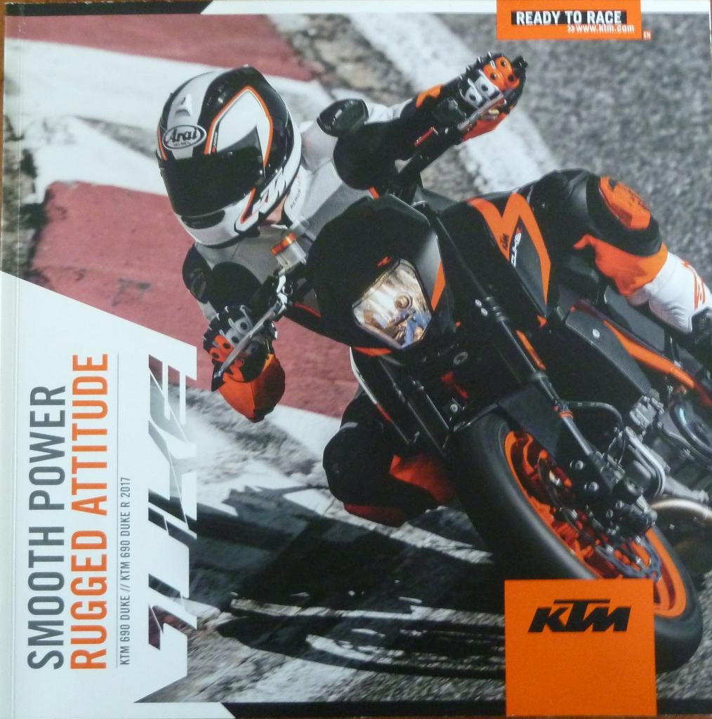 Folder KTM 690 Duke/ 690 Duke R 2017, Motoren, Ophalen of Verzenden, Overige merken