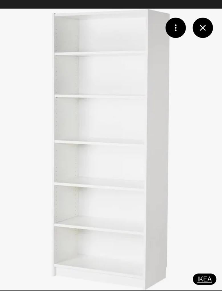 IKEA BILLY boekenkast wit 80x28x202 cm, Ophalen, Zo goed als nieuw