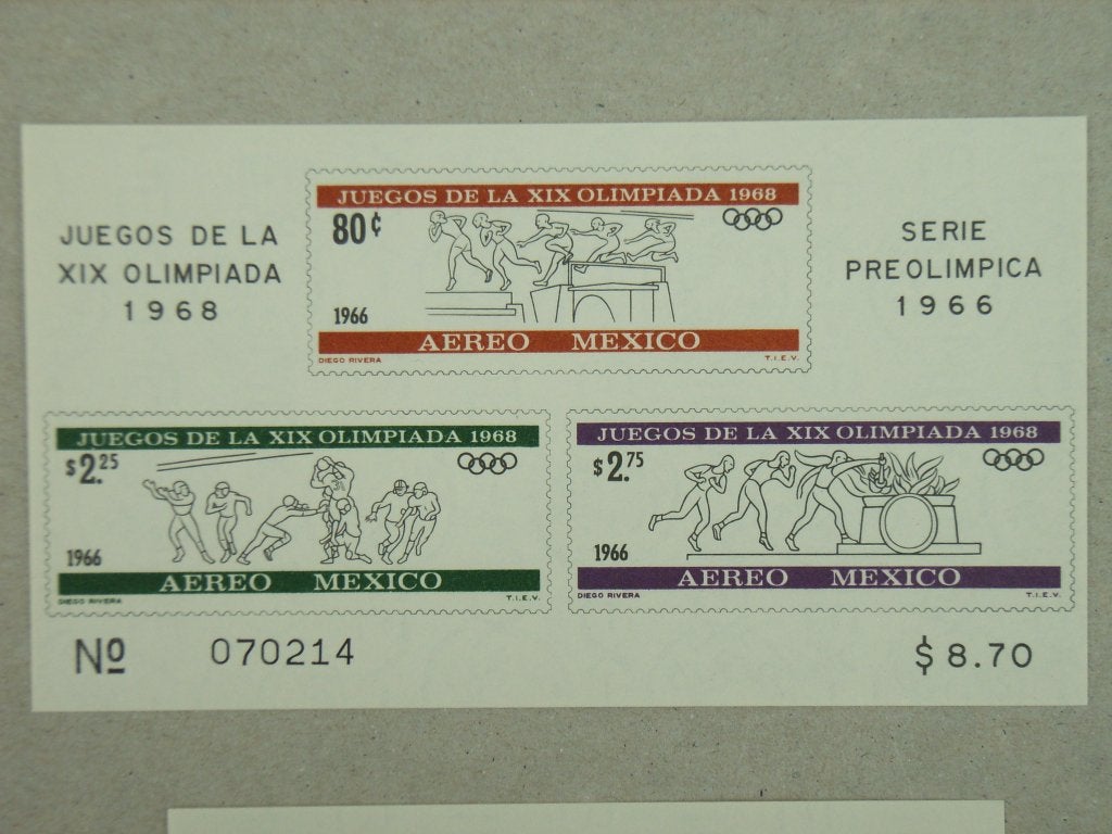 BL  Mexico Blok 5-6 Pf, Ophalen of Verzenden, Postfris, Midden-Amerika