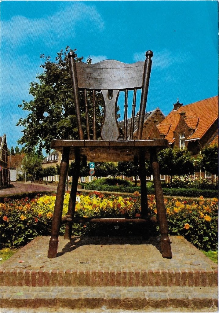 Oirschot De grootste Stoel Van Europa Ansichtkaart ( B4705 ), Ophalen of Verzenden, Voor 1920, Gelopen, Noord-Brabant