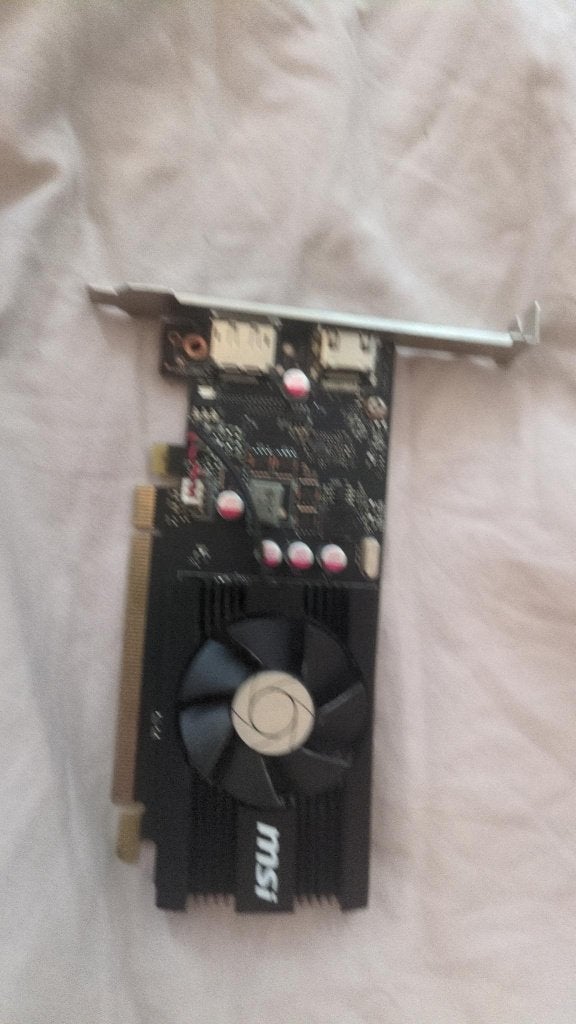 GEFORCE gt 1030 2GD4 LP OC, Computers en Software, Videokaarten, PCI-Express 3, Ophalen of Verzenden, Zo goed als nieuw, GDDR4
