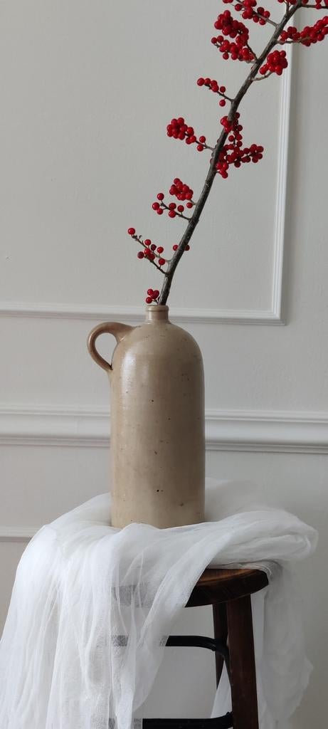Antieke keulse pot beige zandkleur gemerkt., Ophalen of Verzenden