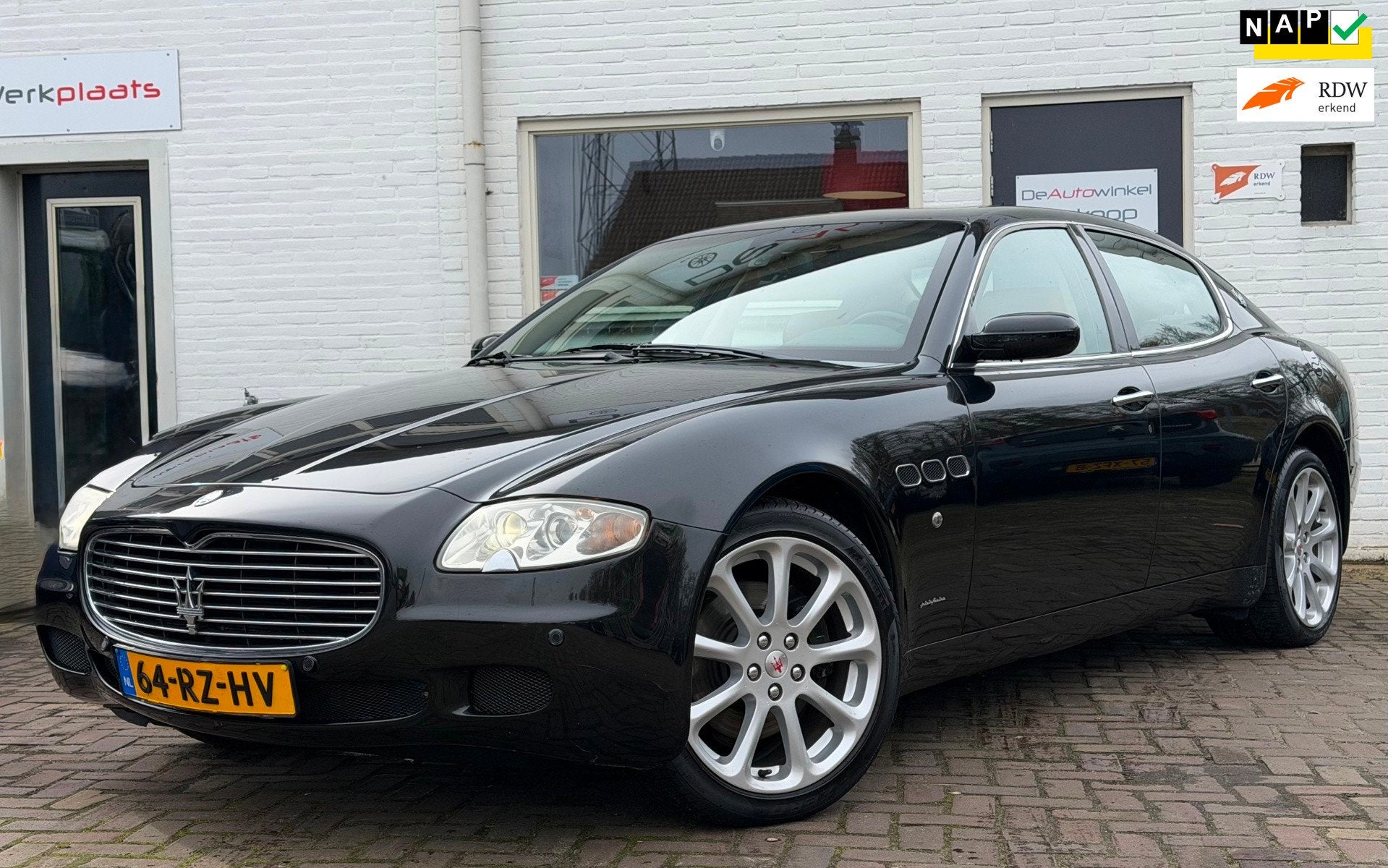 Maserati Quattroporte 4.2 Ferrari V8 Duo Select, Automaat, Gebruikt, 8 cilinders, Zwart