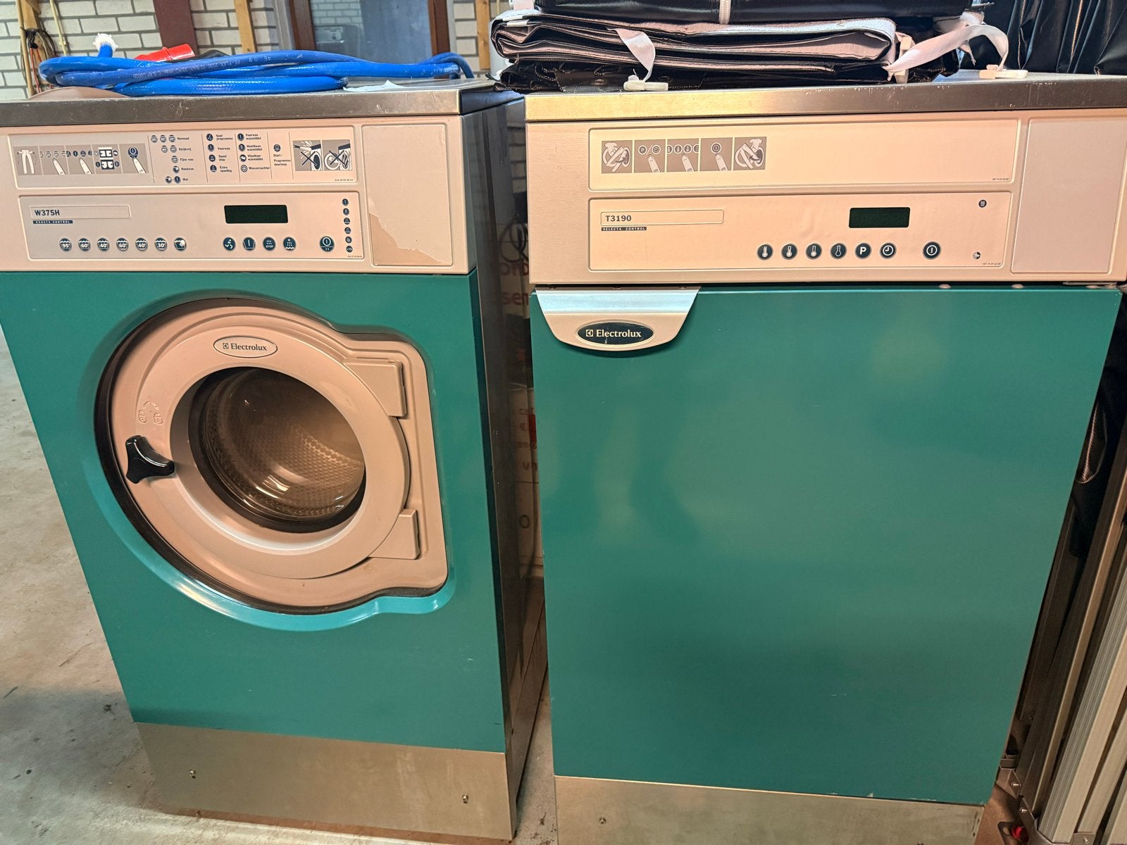 Electrolux W375H Wasmachine en T3190 Droger Set, 1200 tot 1600 toeren, Gebruikt, 10 kg of meer, Ophalen of Verzenden