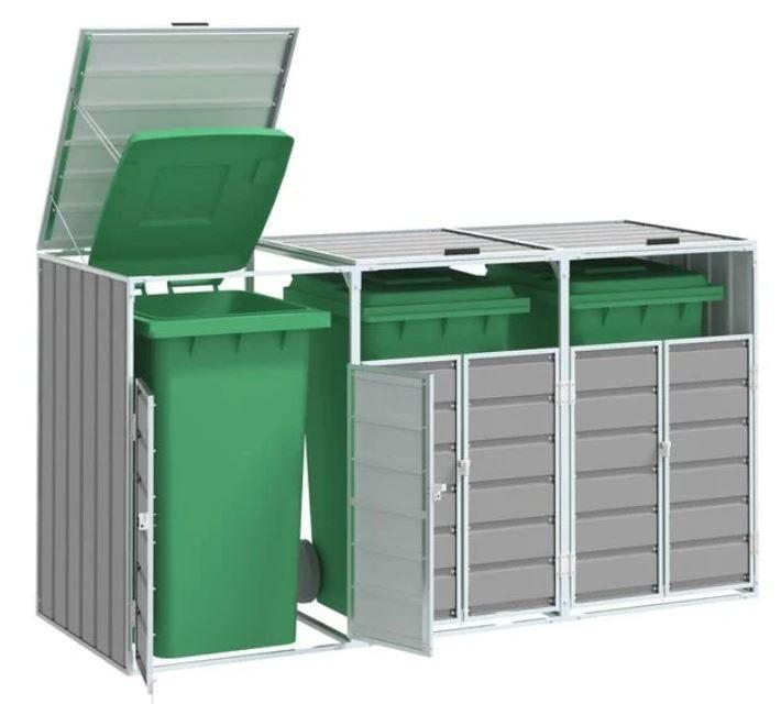 Containerberging driedubbel staal 240 L GRATIS VERZENDING!, 1 tot 2 meter, Nieuw, Nvt, Nvt