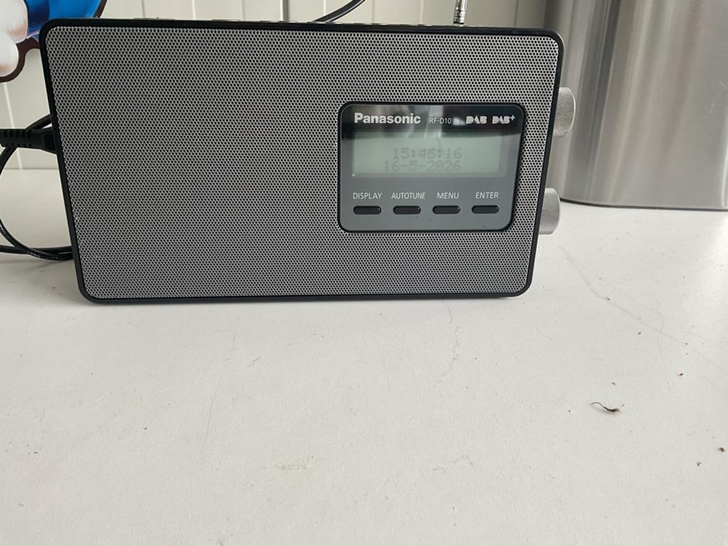 Panasonic DAB + radio op stroom of op batterijen alls nieuw, Audio, Tv en Foto, Radio's, Verzenden, Zo goed als nieuw