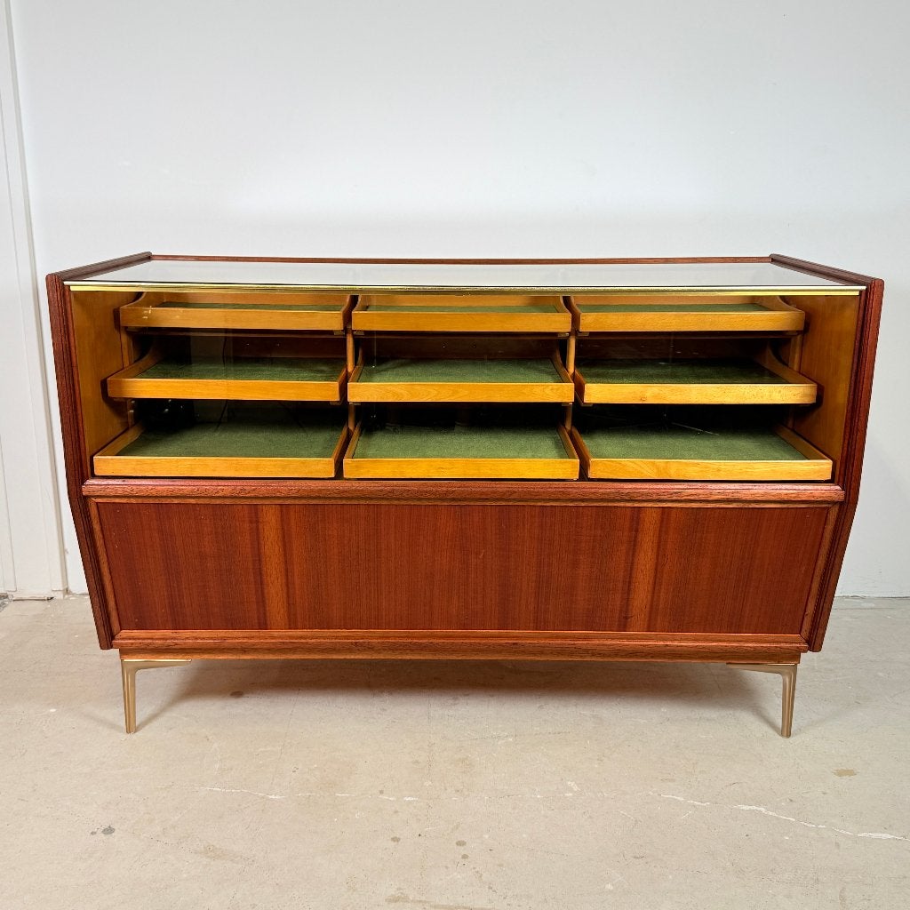 Vintage toonbank met 15 lades, HAKA Ladenmöbel, Ophalen of Verzenden