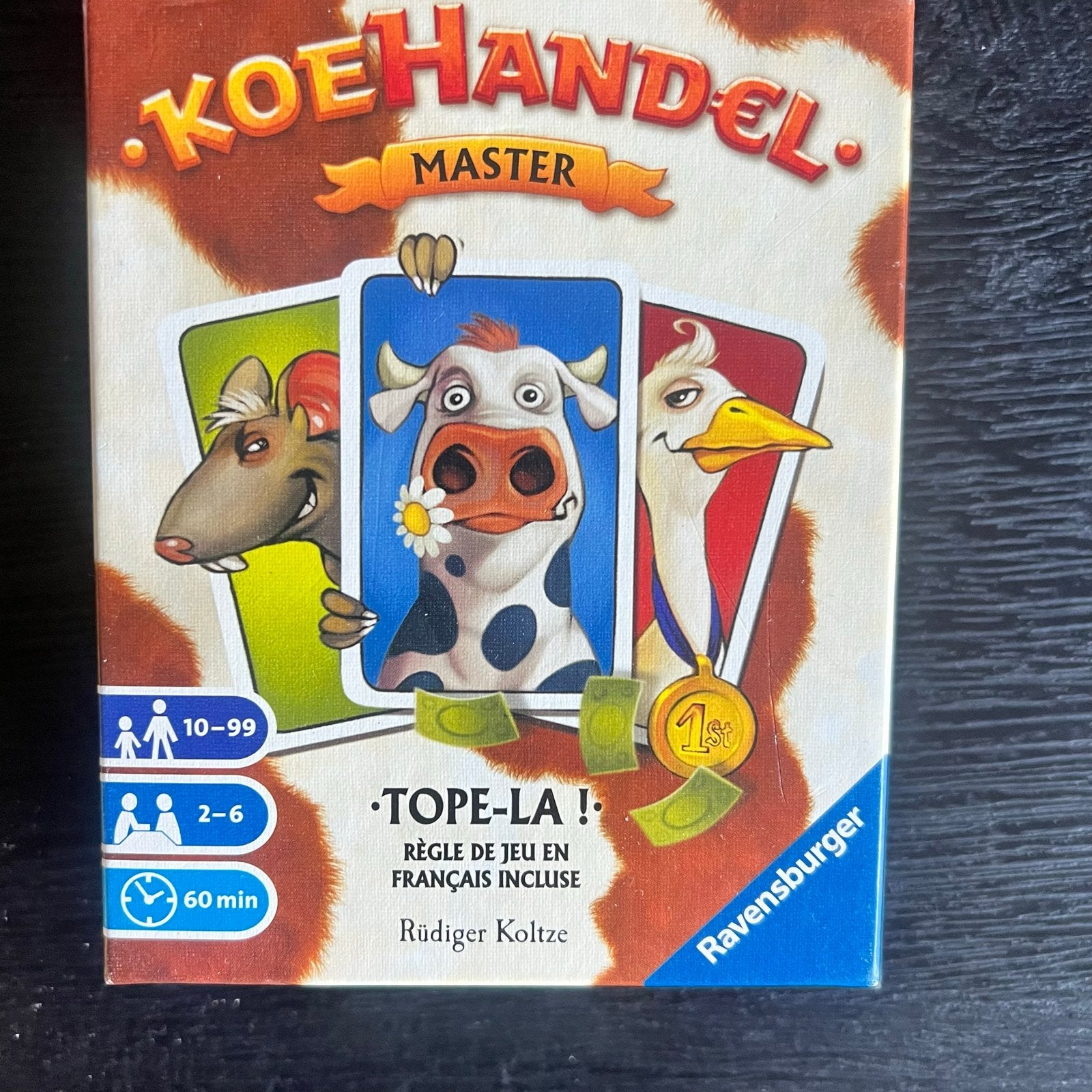 Koehandel Master - Ravensburger kaartspel, Een of twee spelers, Ophalen of Verzenden, Zo goed als nieuw
