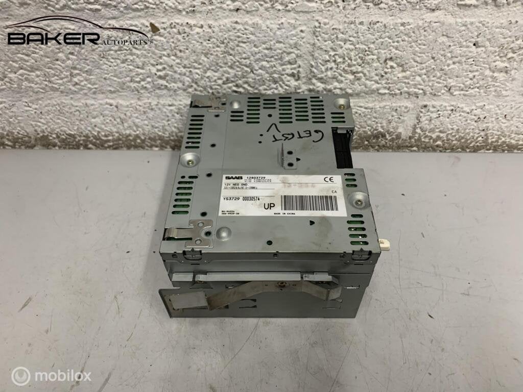 Radio  Saab 9-3 Sport  ('02-'11) 12803729, Gebruikt, Ophalen of Verzenden, Saab, Saab