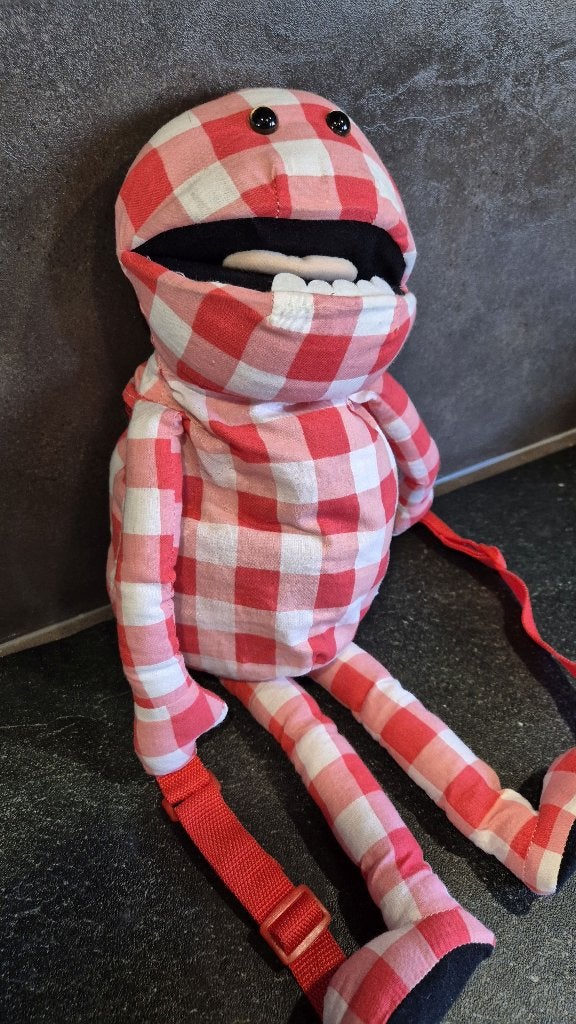 Mr. Jummy, Sultana, rugzak knuffel, 50cm T9, Tweedehands verkoop, Tweedehands verkoop, Gebruikt, Overige typen