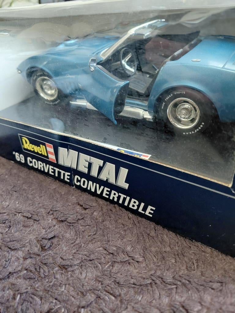 Unieke Corvette Convertible 1969 Schaalmodel 1:18, Ophalen of Verzenden