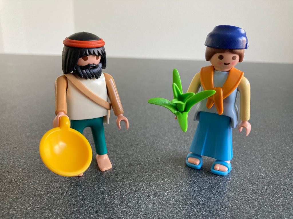 Playmobil set 3255 Noah en zijn vrouw, Ophalen of Verzenden, Zo goed als nieuw